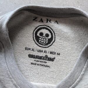 Zara Light Gray Long Sleeve Tee